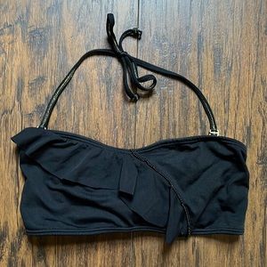 Milonga Black Halter Bikini Top